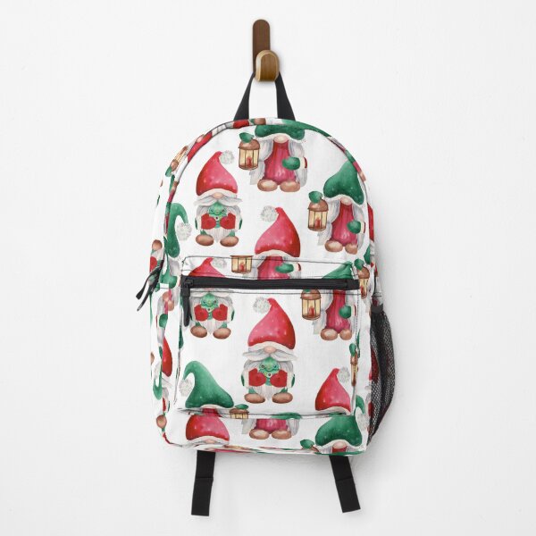 Item preview, Gnome Christmas Little Cute Standing Red and Green Gnome Gnomies Pattern designed and sold by MiscelChr.