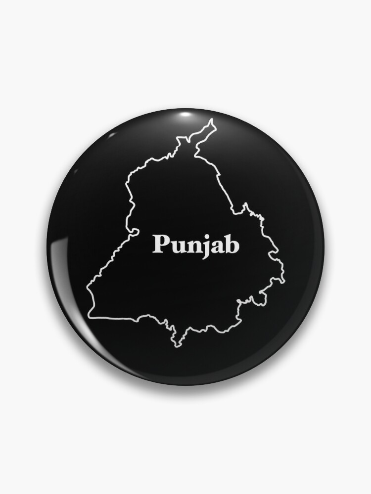 Unisex Ethnic Jewelry Stainless Steel India Punjab State Map Pendant Women  Neckalces