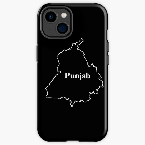 Map of Punjab iPhone Tough Case