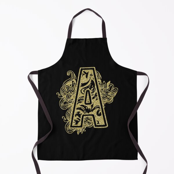Item preview, Gold floral letter A designed and sold by DarkArtStudio.