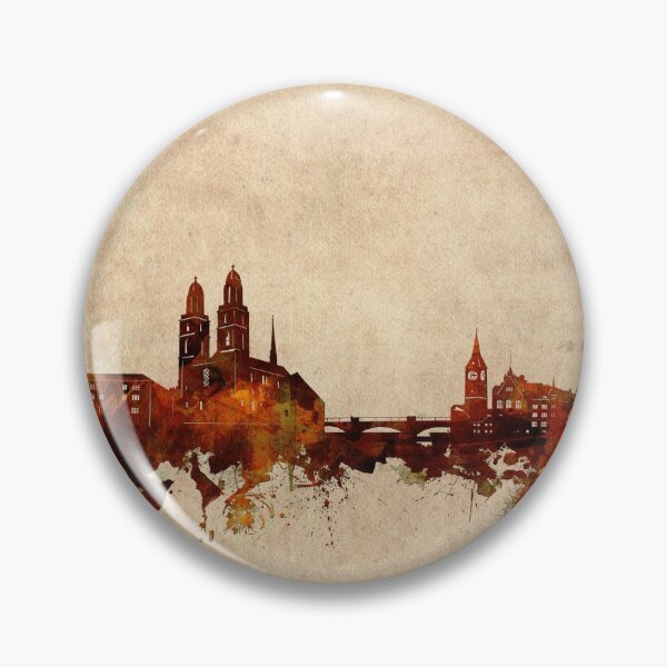 Item preview, zurich skyline vintage designed and sold by BekimART2.