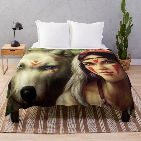 Item preview, beautiful red and wolf drawing designed and sold by 42youbest.
