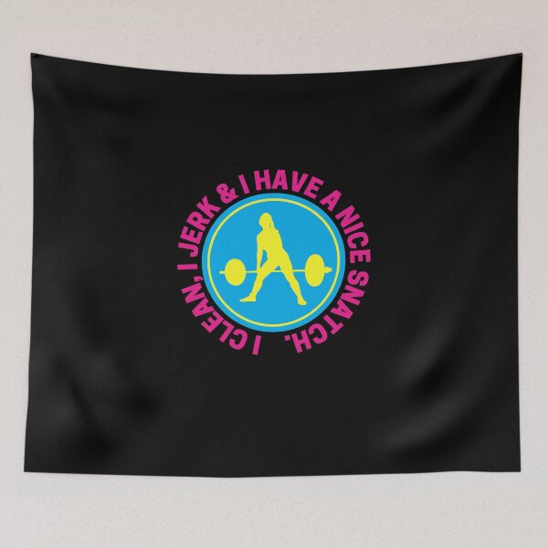 Item preview, I Clean, I Jerk & I Have a Nice Snatch designed and sold by HeavyLiftGift.