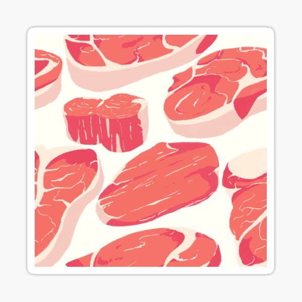 Vista previa del artículo con la obra «Patrón de carne sin costuras», diseñado y vendido por shreddednettles.