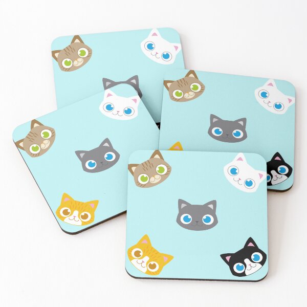 Item preview, Sweet Happy Cub Kittens Faces designed and sold by lodarohit.