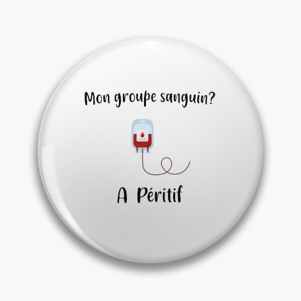 Item preview, My blood type A peritif designed and sold by Curlyhaire.