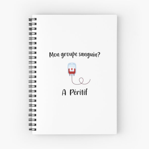 Item preview, My blood type A peritif designed and sold by Curlyhaire.