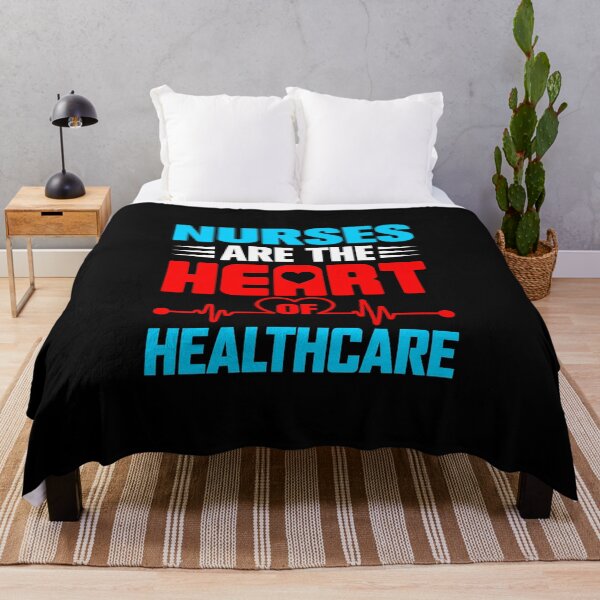 Item preview, Nurses Are The Heart Of Healthcare - Nurses Are Always There For Your Care - Design for Apparels, Comforter, Accessories Etc. designed and sold by ShaykhUmer.