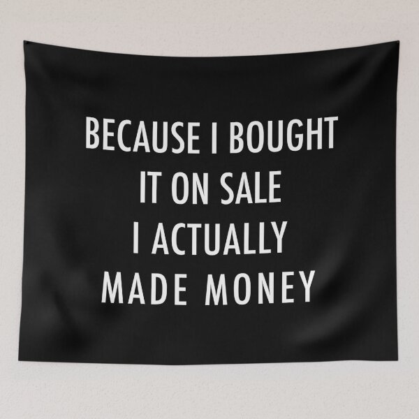 Item preview, Sale shopping funny meme designed and sold by PG Illustration.