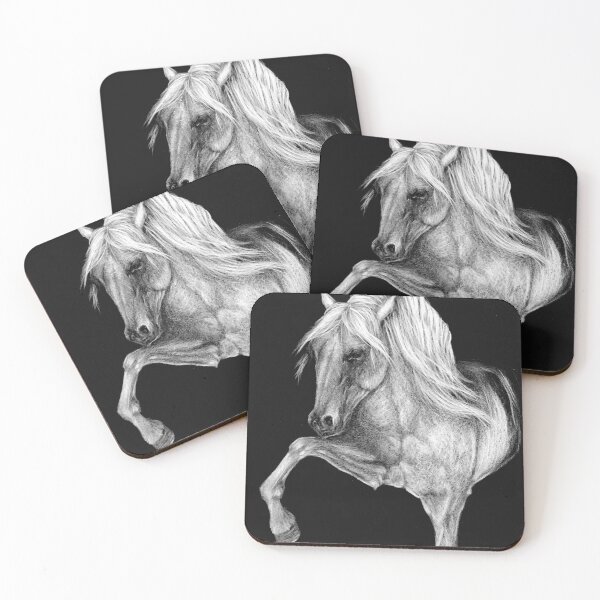 Item preview, Andalusian stallion drawing designed and sold by horseaddicted.