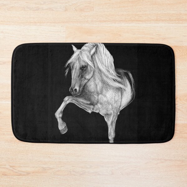 Item preview, Andalusian stallion drawing designed and sold by horseaddicted.