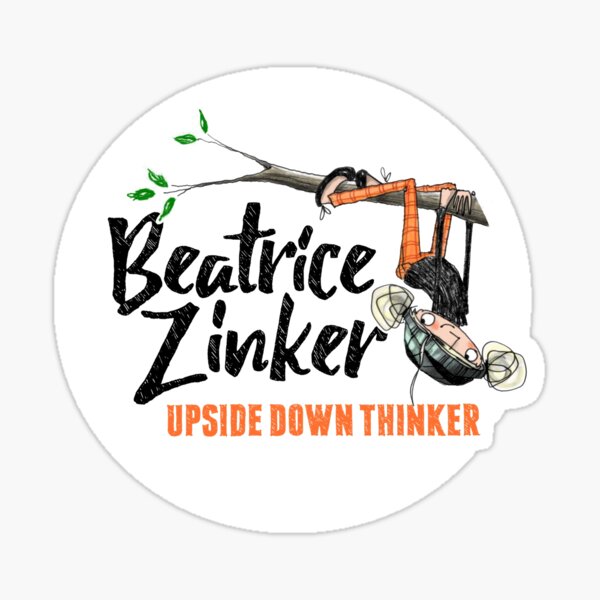 Beatrice Zinker, Upside Down Thinker Merchandise Sticker