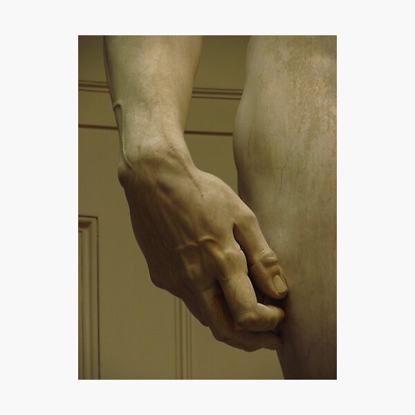 Item preview, Michelangelo Study; The Hand Of David designed and sold by wiggyofipswich.