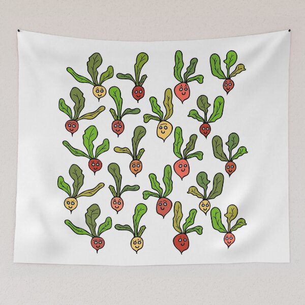 Item preview, Cute and Colorful Radish Pattern designed and sold by Davey's Designs.