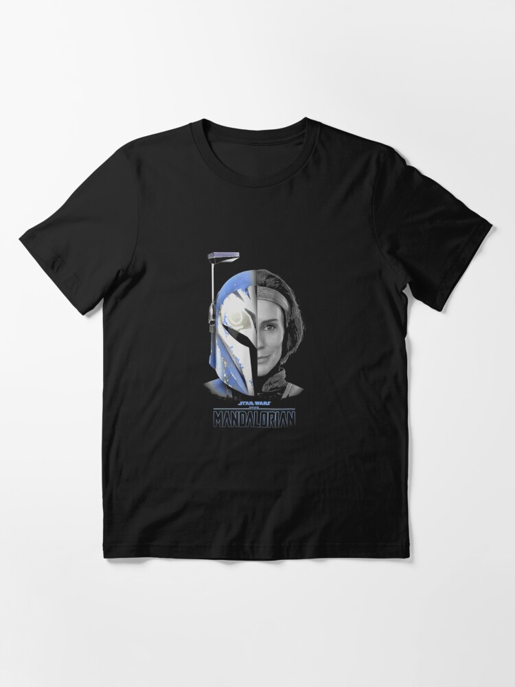 The Manda I0 Rian Bo Katan Split Face R17 T Shirt By Mizellandrea Redbubble