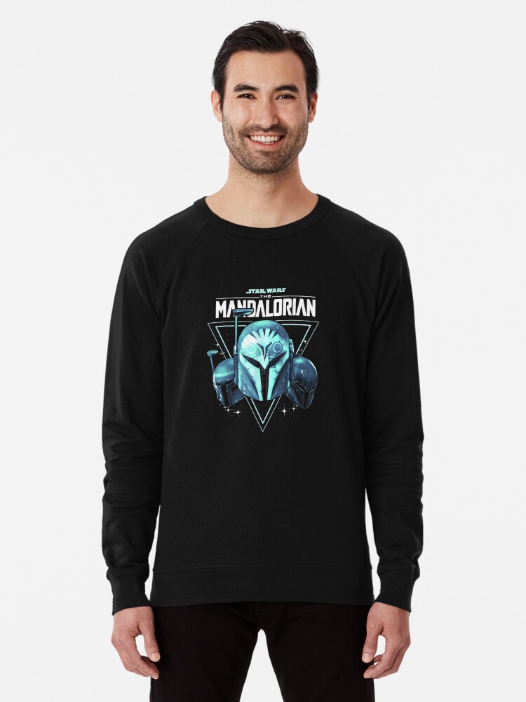 The Manda I0 Rian Bo Katan Helmet Logo R18 Lightweight Sweatshirt By Mizellandrea Redbubble