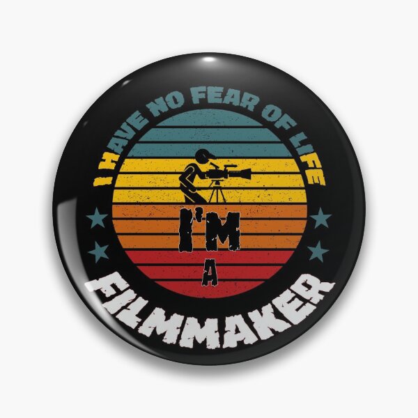 Item preview, I have no fear of life I'm a FILMMAKER Gift for her or him - Digital illustration designed and sold by OMCreative.