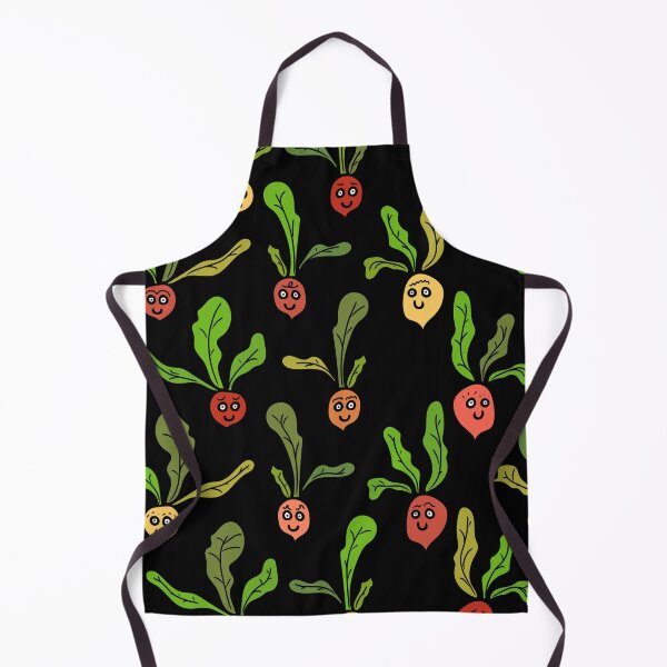Item preview, Cute and Colorful Radish Pattern (black) designed and sold by Davey's Designs.