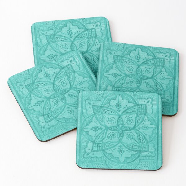 Item preview, Turquoise moroccan mandala designed and sold by Carolin Bentbib.