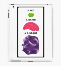 Peas, Brains & Branes iPad Case/Skin