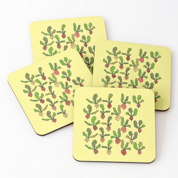 Item preview, Cute and Colorful Radish Pattern (yellow) designed and sold by Davey's Designs.