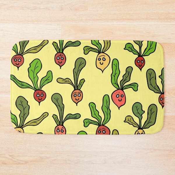 Item preview, Cute and Colorful Radish Pattern (yellow) designed and sold by Davey's Designs.