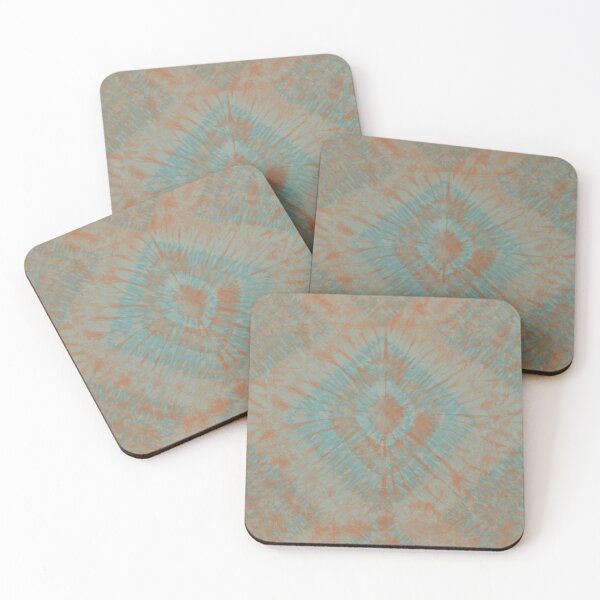 Item preview, Earthy And Blue Toned Shibori Tie Dye designed and sold by IZiets.