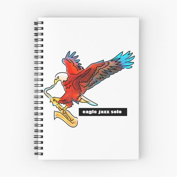 Item preview, eagle playing a jazz solo designed and sold by Xdelacra.