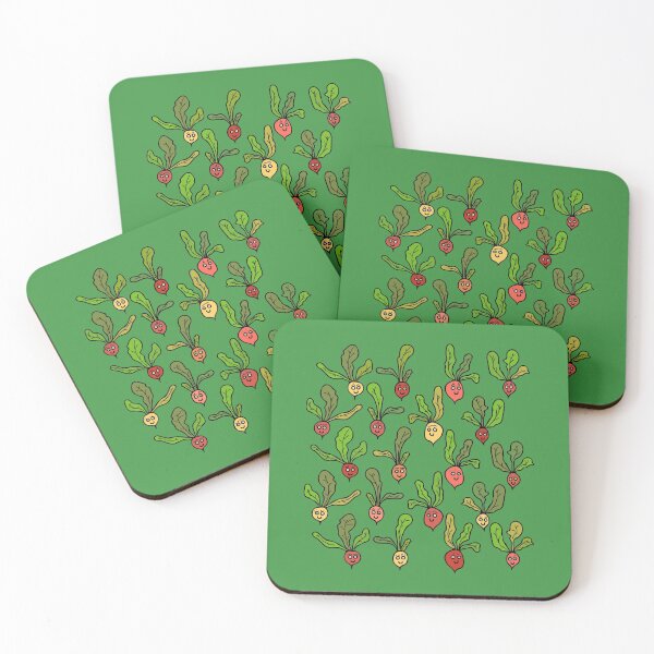 Item preview, Cute and Colorful Radish Pattern (green) designed and sold by Davey's Designs.