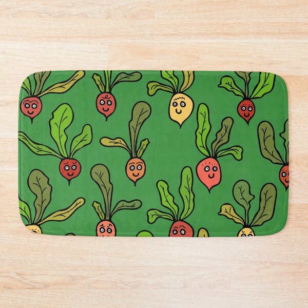 Item preview, Cute and Colorful Radish Pattern (green) designed and sold by Davey's Designs.