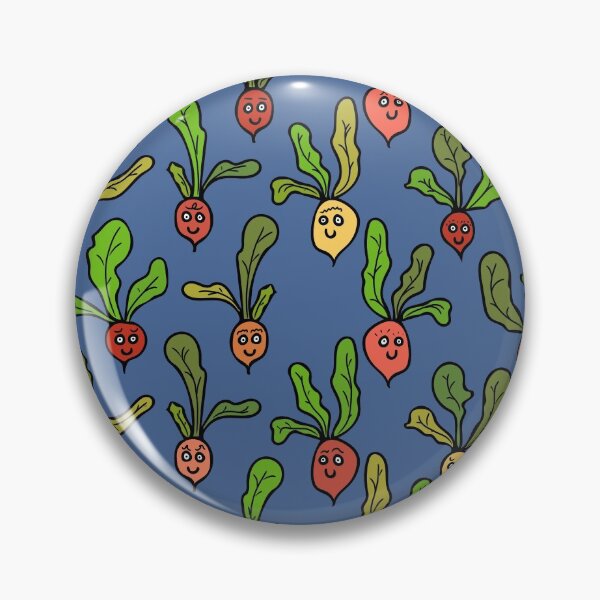 Item preview, Cute and Colorful Radish Pattern (blue) designed and sold by Davey's Designs.