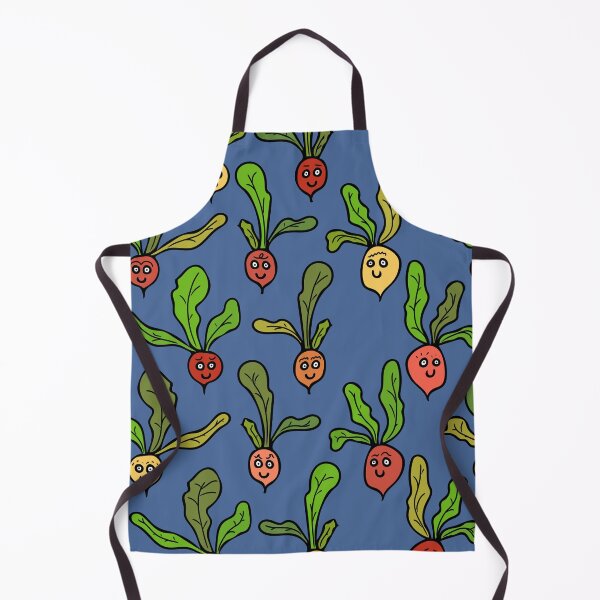 Item preview, Cute and Colorful Radish Pattern (blue) designed and sold by Davey's Designs.