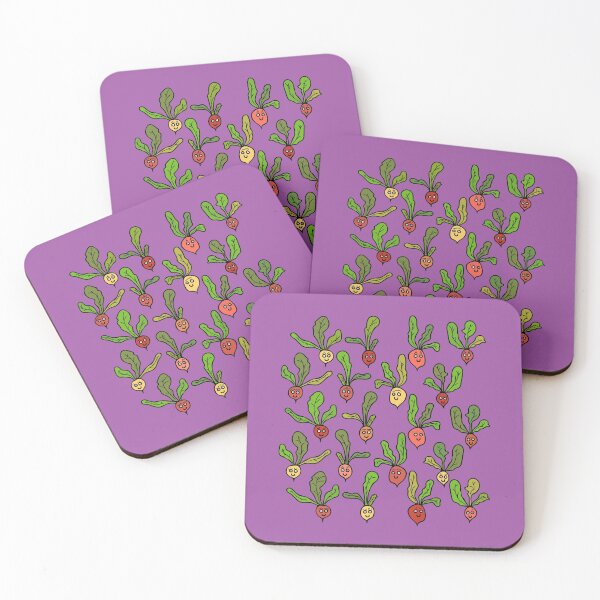 Item preview, Cute and Colorful Radish Pattern (purple) designed and sold by Davey's Designs.