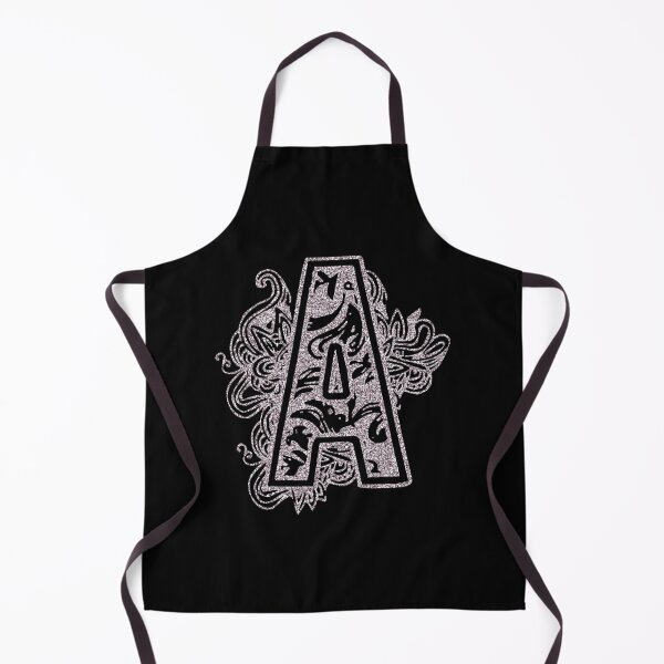 Item preview, Silver floral letter A designed and sold by DarkArtStudio.