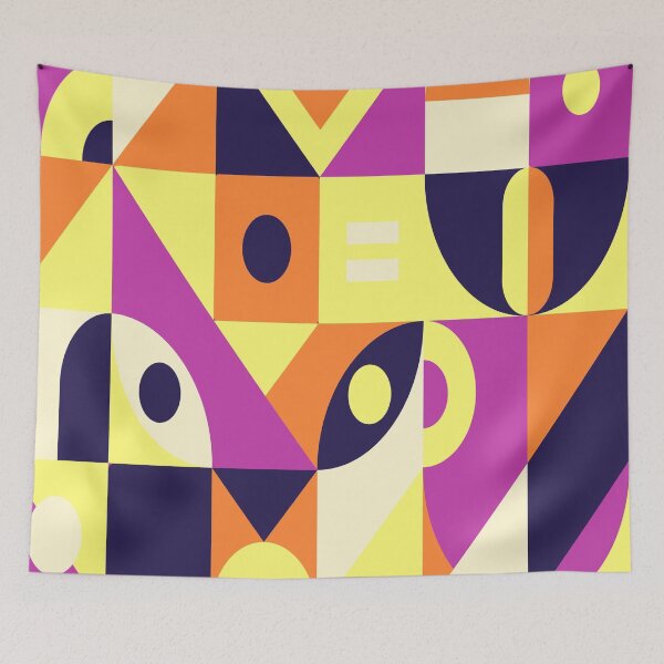 Item preview, Geometric mural wallpaper Free Vector designed and sold by ThebestArtshop.