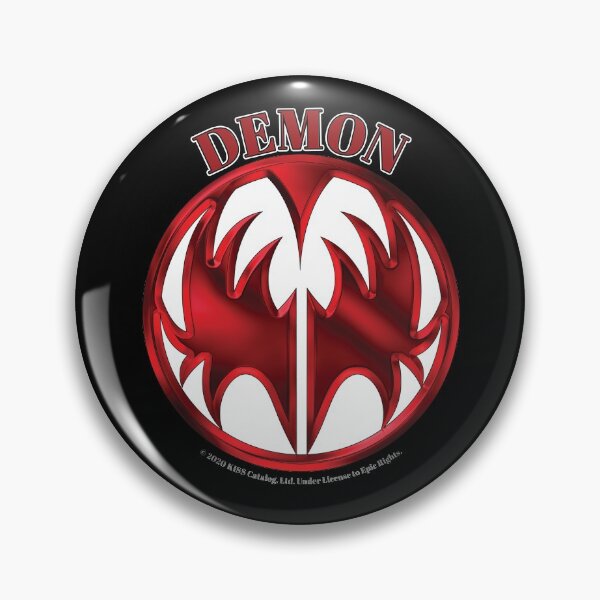 Item preview, Red Demon Artwork - Round - Kiss designed and sold by Stuart Jones.