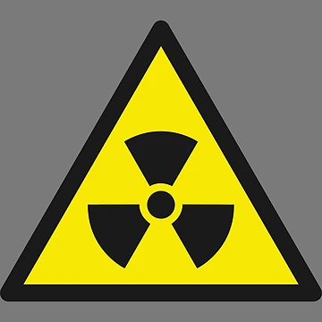 Artwork thumbnail, Radioactive Triangular Sign by SpitsPixels
