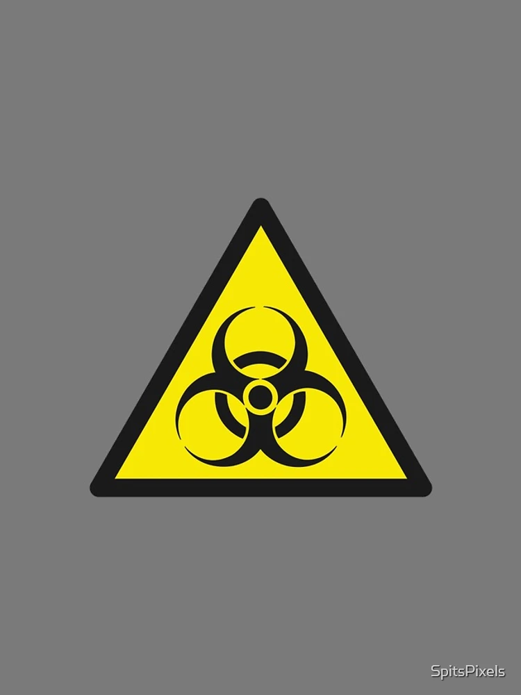 Thumbnail 4 of 4, iPhone Case, Biohazard Triangular Sign designed and sold by SpitsPixels.