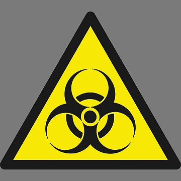 Artwork thumbnail, Biohazard Triangular Sign by SpitsPixels
