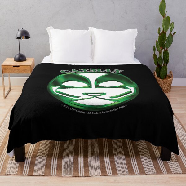 Item preview, Green Catman Artwork - Round - Kiss designed and sold by Stuart Jones.