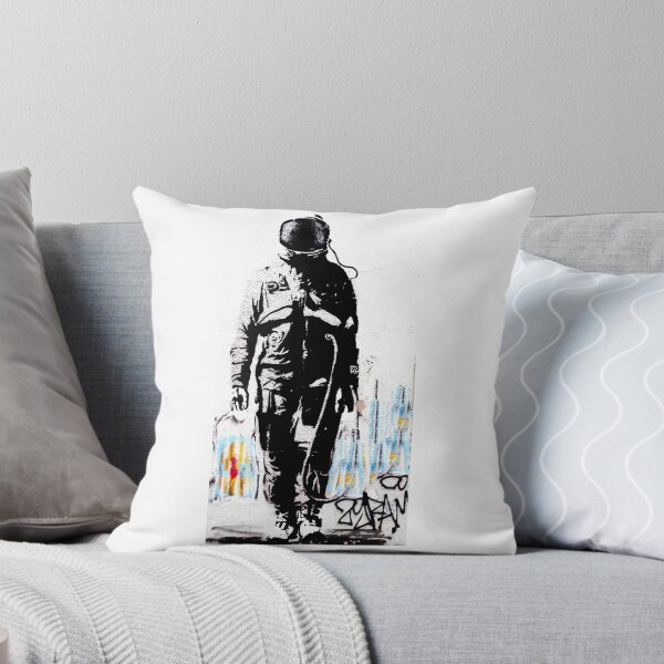 Artikelvorschau, Banksy Astronaut Raumfahrer Art entworfen und verkauft von Timebomb-Tees.