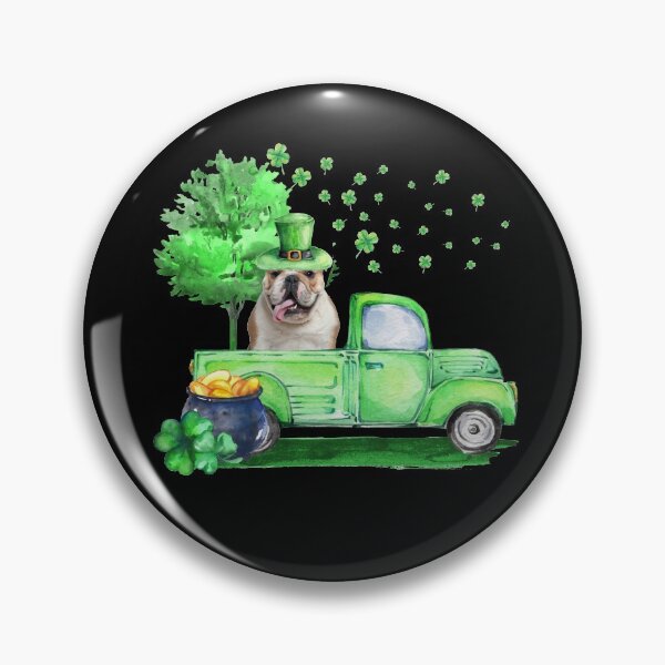 Item preview, St Patrick's Day Bull Dog Lovers Gift T-Shirt designed and sold by ElizabethWyland.