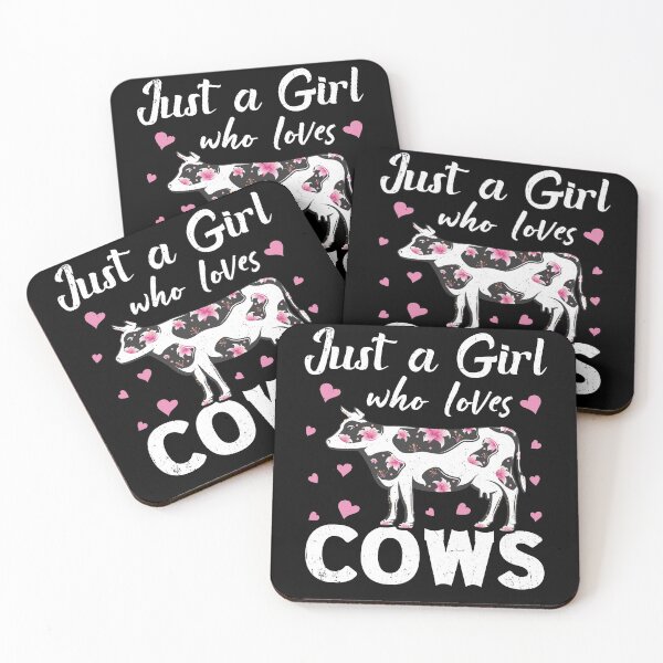 Item preview, Just a Girl Who Love Cows Funny Cowgirls Gifts Dairy Farming designed and sold by topdesignarts.