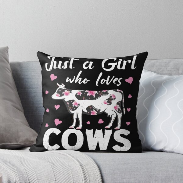 Item preview, Just a Girl Who Love Cows Funny Cowgirls Gifts Dairy Farming designed and sold by topdesignarts.