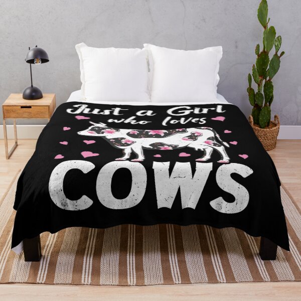 Item preview, Just a Girl Who Love Cows Funny Cowgirls Gifts Dairy Farming designed and sold by topdesignarts.