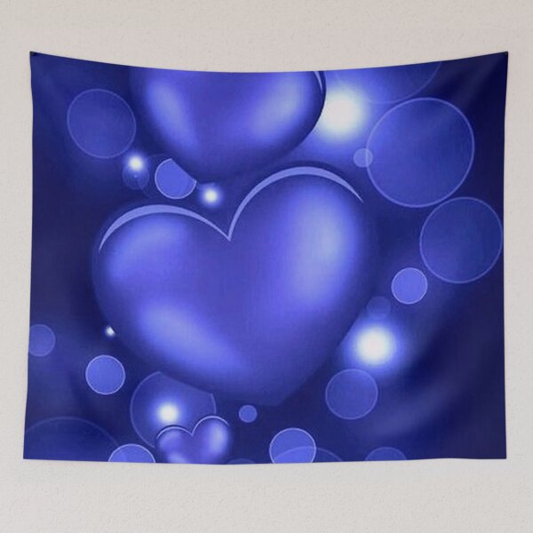Item preview, Blue Love Hearts designed and sold by ReesDesigns.