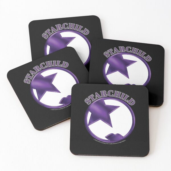 Item preview, Purple Starchild Artwork - Round - Kiss designed and sold by Stuart Jones.