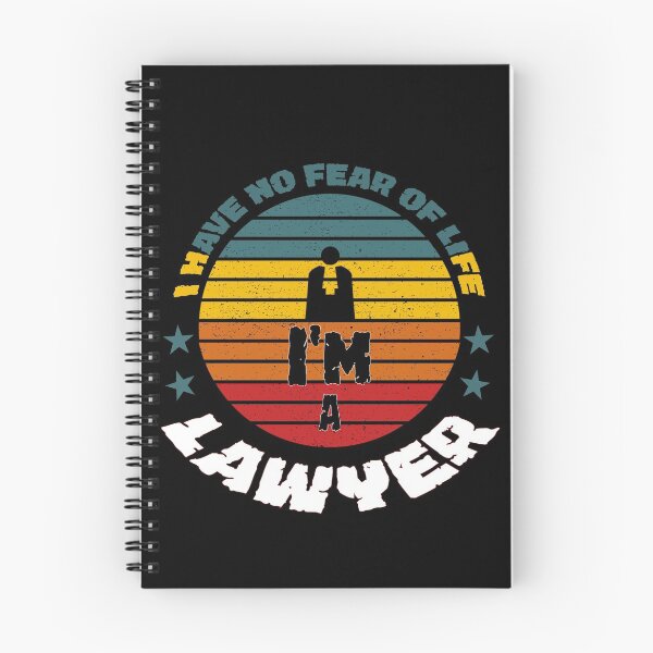Item preview, I have no fear of life I'm a LAWYER Gift for her or him - Digital illustration designed and sold by OMCreative.