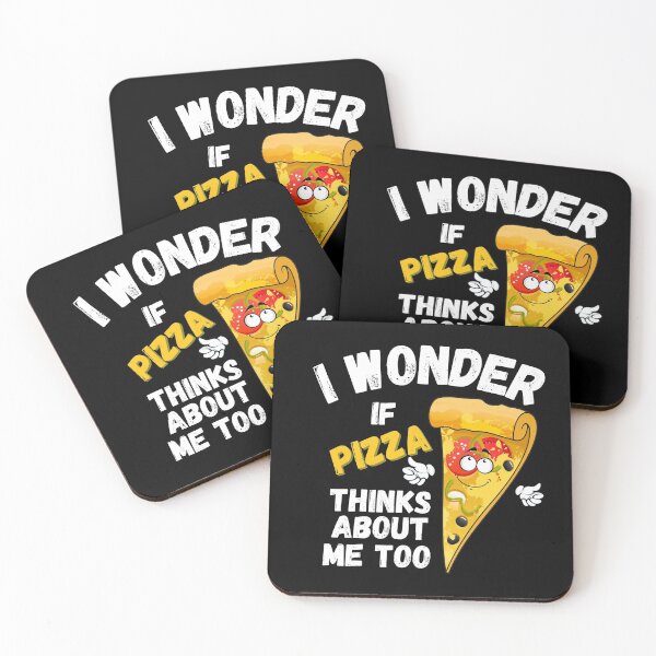 Item preview, I wonder if pizza thinks about me designed and sold by MyTrendStore.