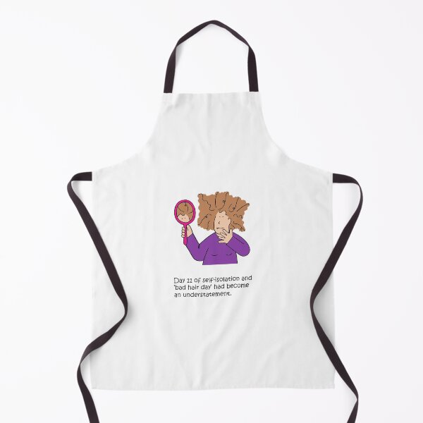 Item preview, Coronavirus Self-isolation Bad Hair Day Cartoon designed and sold by KateTaylor.
